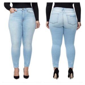 NEW Good American Good Legs HiWaist Skinny Blue124